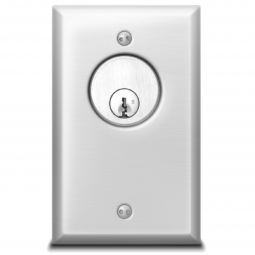 SDC 700 Series Single Gang Stainless Steel Key Switch